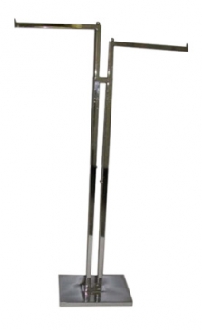 2-Way Double Upright Square Tube Arm With 2 Faceout 16" Arms