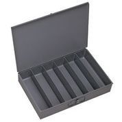 Large, Steel Compartment Box, 6 Opening<br>Horizontal & Vertical Option