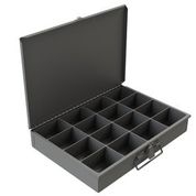 Small, Steel Compartment Box, 16 Opening