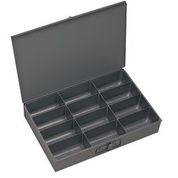Small, Steel Compartment Box, 12 Opening