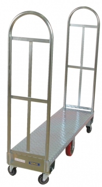 Galvanized Steel U-Boat<br>16" x 60"<br>Extra Shelf Available