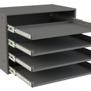 Large Triple Track Bearing Rack, 4 Compartments