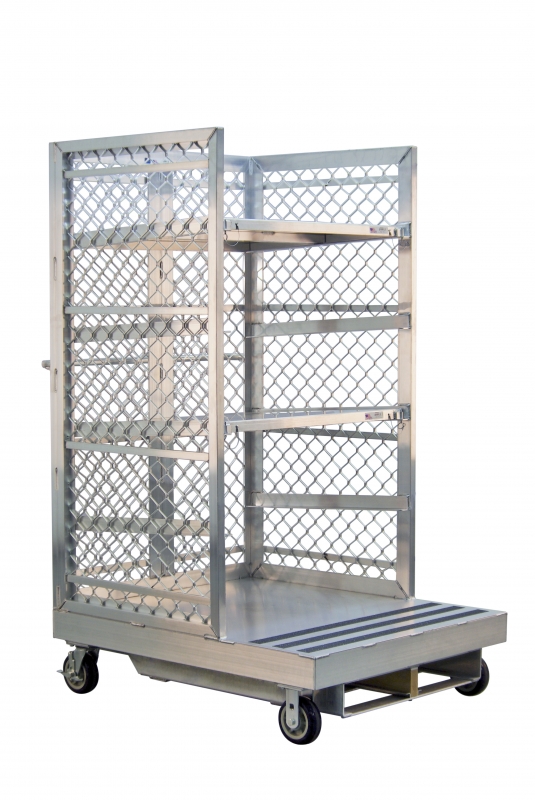 Forklift Order Picking Cart With Two Shelves