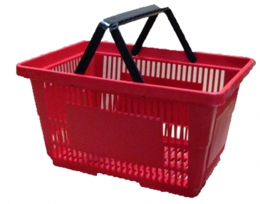 Plastic Hand Basket W/ Nylon Handle