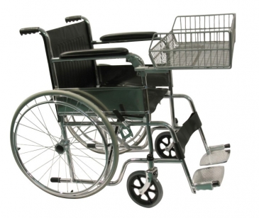 Wheelchair with Shopper Basket