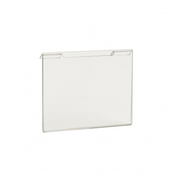 7"W  X 5-1/2"H Acrylic Sign Holder For Slatwall Or Gridwall