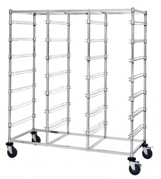 Triple Bay Bin Carts without Dividable Containers