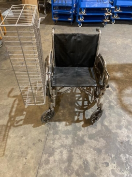 Wheelchair With Shopper Basket