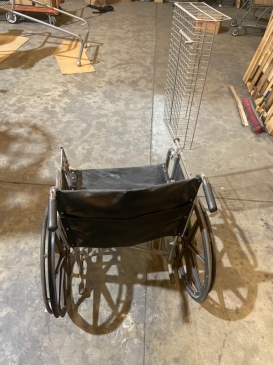 Wheelchair With Shopper Basket