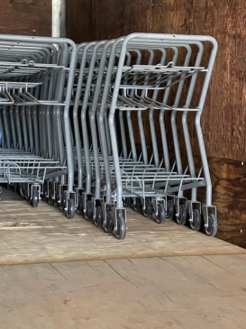 2- Tier Hand Basket Shopping Cart
