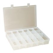 Small, Plastic Compartment Box, 18 Opening