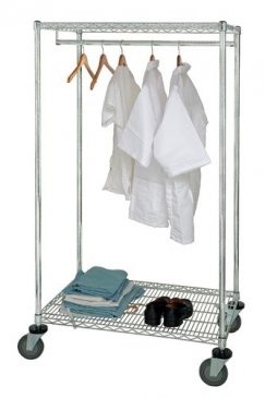 Stationary and Mobile Wire Garment Racks
